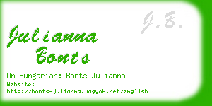 julianna bonts business card